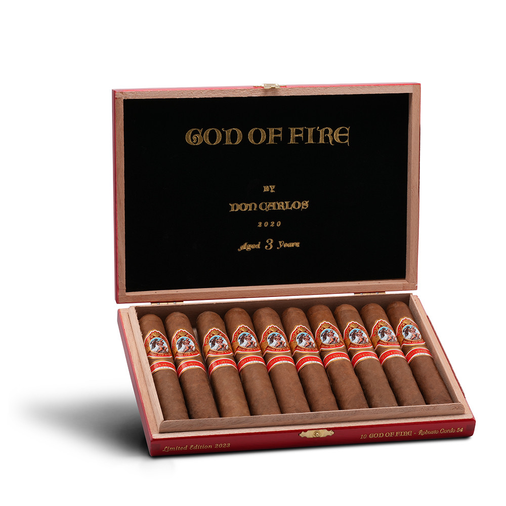 God of Fire by Don Carlos Robusto Gordo 54 2020 火神唐·卡洛斯 羅伯圖 戈多 54 2020