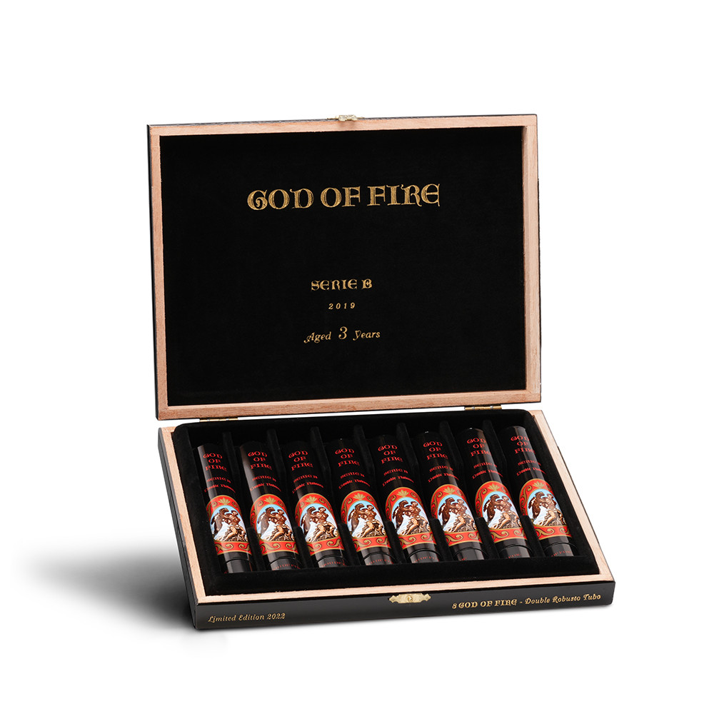 God of Fire Serie B Double Robusto Tubos 2019 火神B系列 雙羅伯圖 鋁管 2019